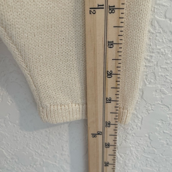 Vtg St. John by Marie Gray Sweater Skirt Set Santana Knit Size 10 Cream - Picture 10 of 15